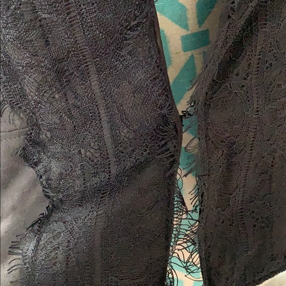 🖤 Nanette Lepore Lace & Faux Suede Blazer - Picture 4 of 7